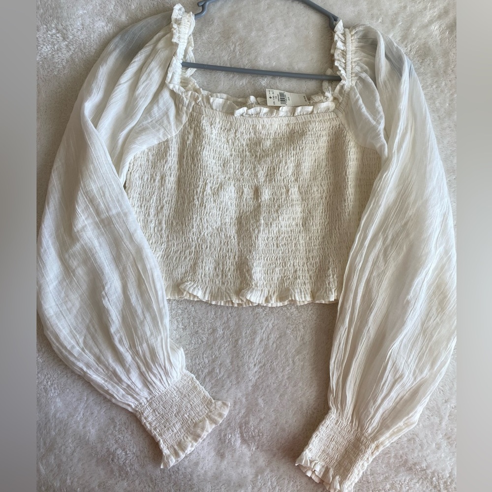 Aerie long sleeve blouse